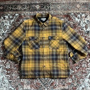 Urban Outfitters - Black/Yellow Quilted Flannel